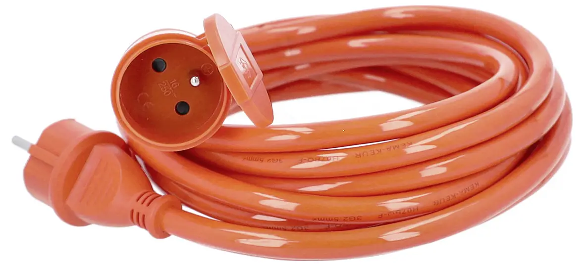 Удлинитель AS Schwabe 859205, розетки: 1, H07BQ-F 3G 2,5 мм², 230 В, 16 А, 5 м