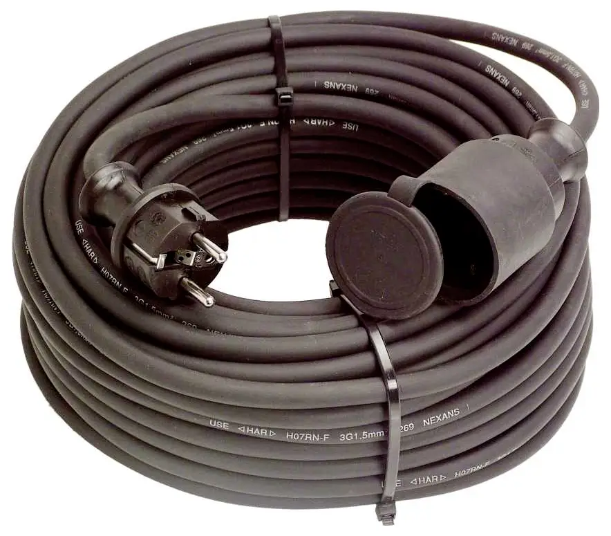 Подовжувач AS Schwabe 860383, розетки: 1, H07RN-F 3G 2,5 мм², 230 В, 16 А, 10 м