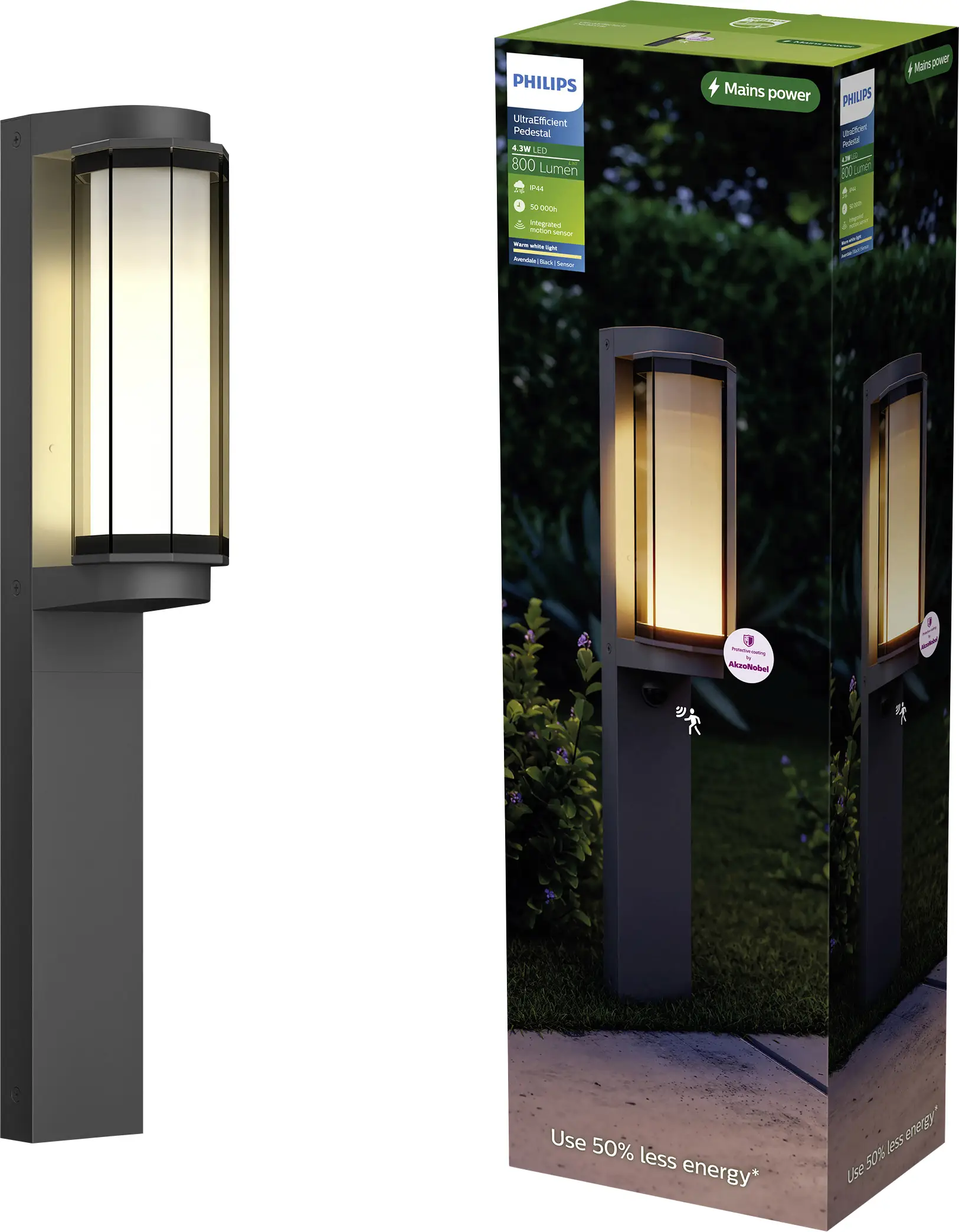 Напольная лампа Philips Avendale 8721103172648 IP44 для наружного освещения