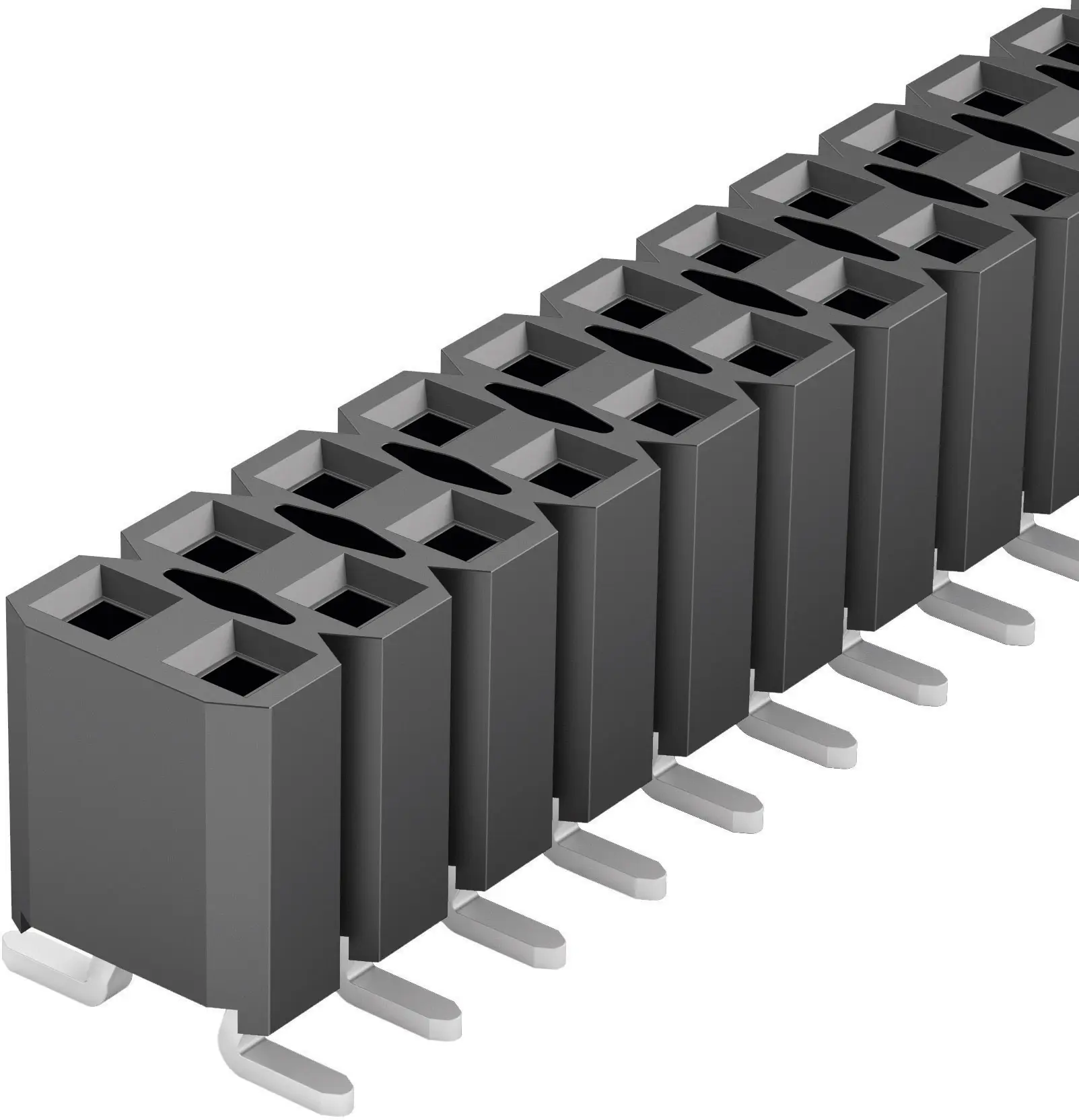 SMD PIN-контактна планка, роз'єм Fischer Elektronik BL LP 6 SMD/ 40/Z, RM 2.54 2 X 20 ZINN