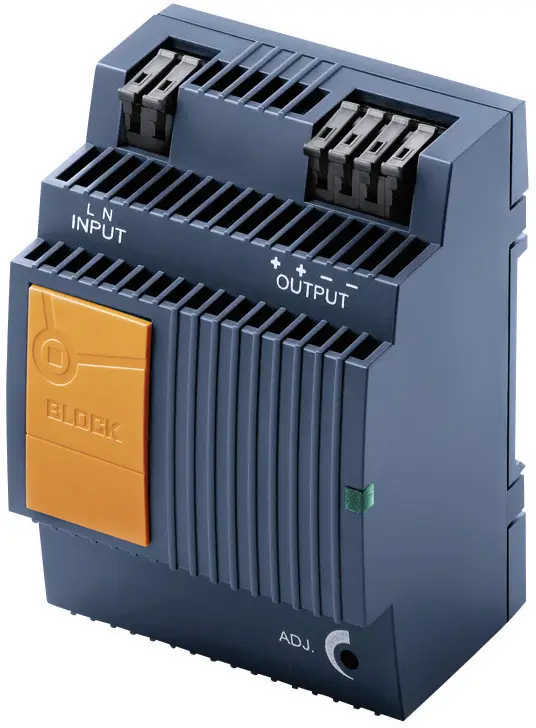 Блок живлення для DIN-рейки BLOCK PEL 230/12-6.5 BLOCK, PEL 230/12-6.6, 12 В/DC, 6.5 A