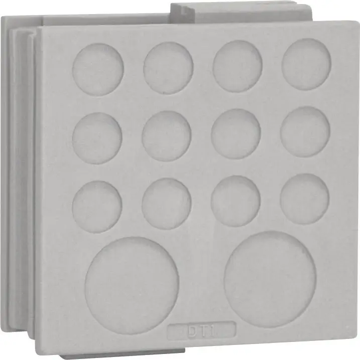 Кабельный ввод Icotek, DT 1, 41500, (Д x Ш) 42 мм x 41,5 мм, серый, 1 шт.