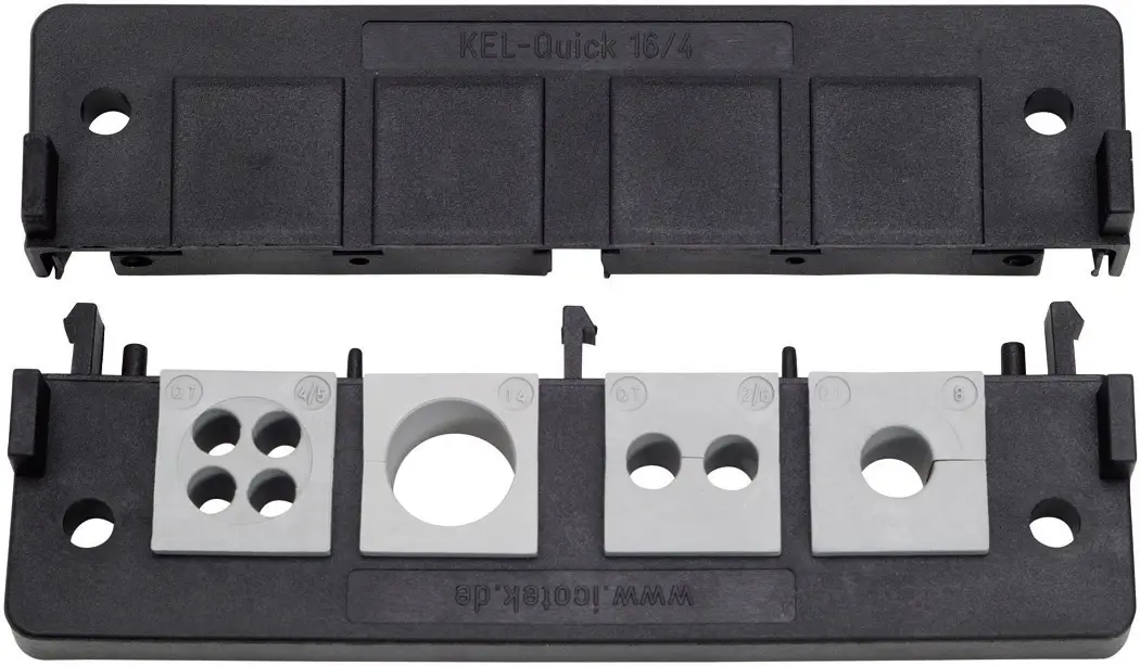 Кабельний сальник Icotek, KEL-Quick 16/8, 42418, чорний, 1 шт.