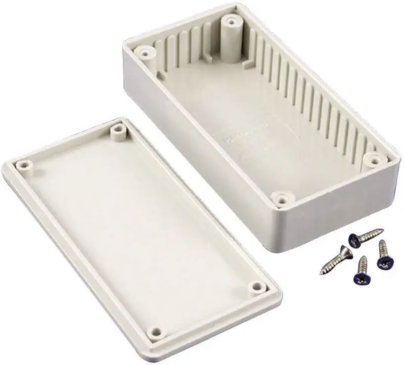 Универсальный корпус Hammond Electronics, ABS, серо-белый (RAL 7035), степень защиты IP54, (Д x Ш x В) 112 x 62 x 31 мм, 1 шт.