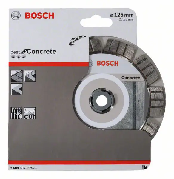 Аксесуари Bosch 2608602652 Алмазний відрізний диск Bosch Power Tools Діаметр 125 мм 1 шт.
