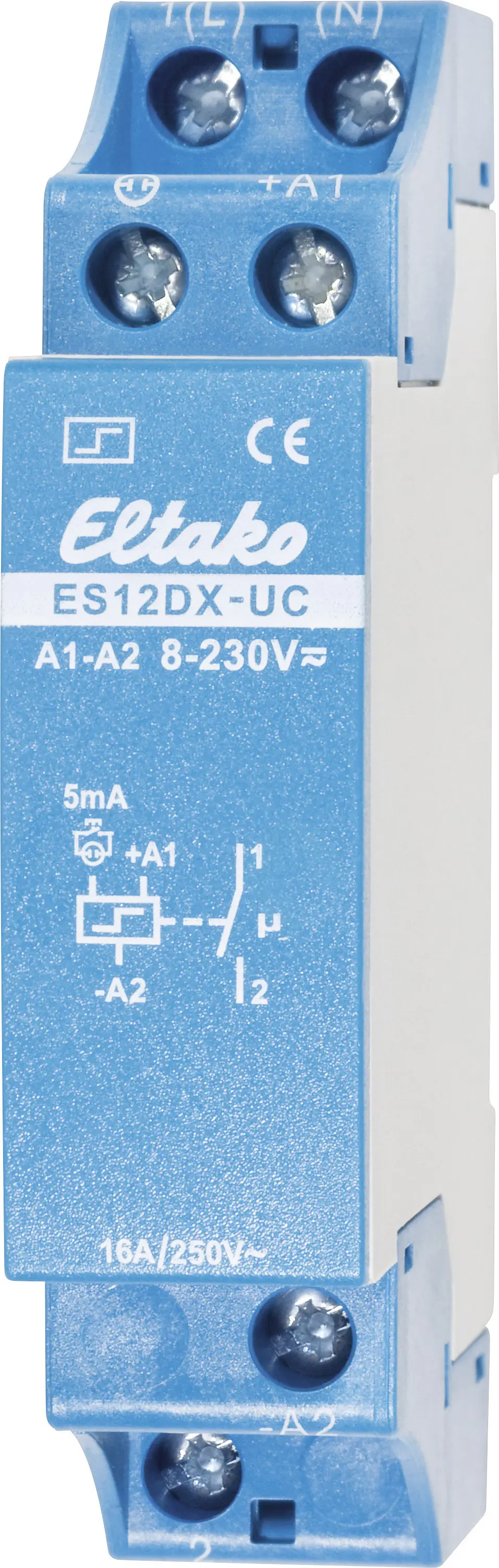 Eltako 21100002 Сетевой выключатель ES12DX-UC, 2000 Вт, 16 А