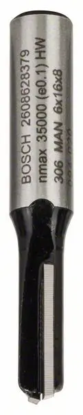 Аксесуари Bosch 2608628379 Твердосплавна фреза Довжина 48 мм Діаметр продукту 6 мм Діаметр свердла 8 мм