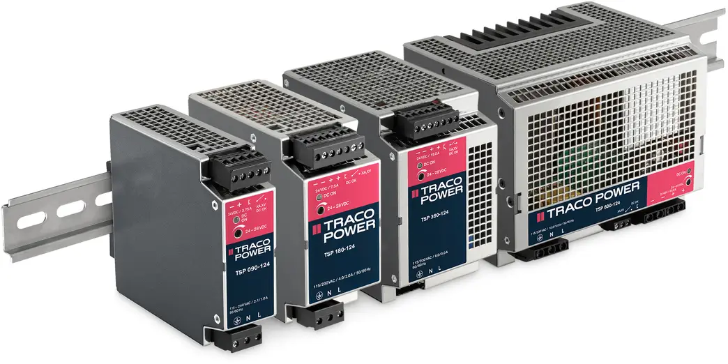 Блок питания TracoPower TSP 180-124 на DIN-рейку, 24 В постоянного тока, 7,5 А, 180 Вт