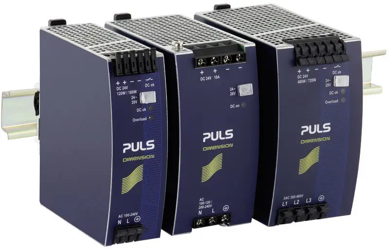 Блок питания PULS CS10.241 для DIN-рейки, 24 В/постоянный ток, 10 А, 240 Вт. Количество выходов: 1. Описание: 1 шт.