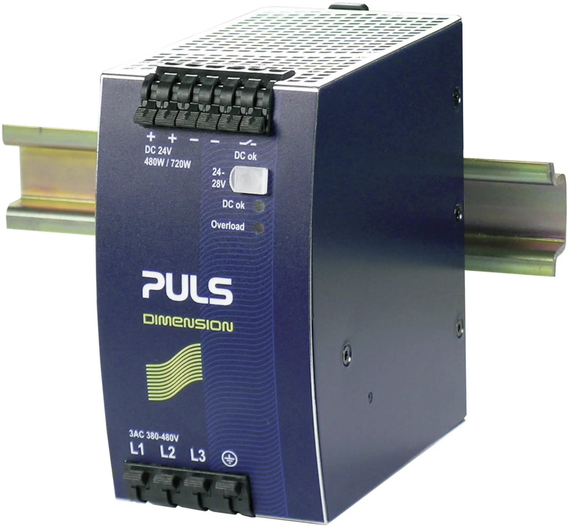 Блок живлення PULS QT20.241 для DIN-рейки 24 В/DC 20 A 480 Вт Кількість виходів: 1 x Опис 1 шт.