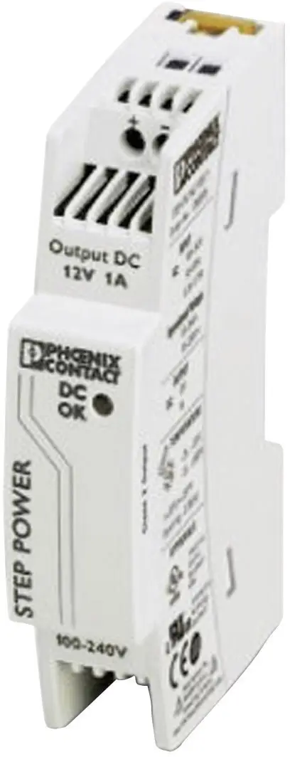 Блок живлення Phoenix Contact STEP-PS/48AC/24DC/0.5 для DIN-рейки, 24 В/DC, 0.55 A, 24 Вт