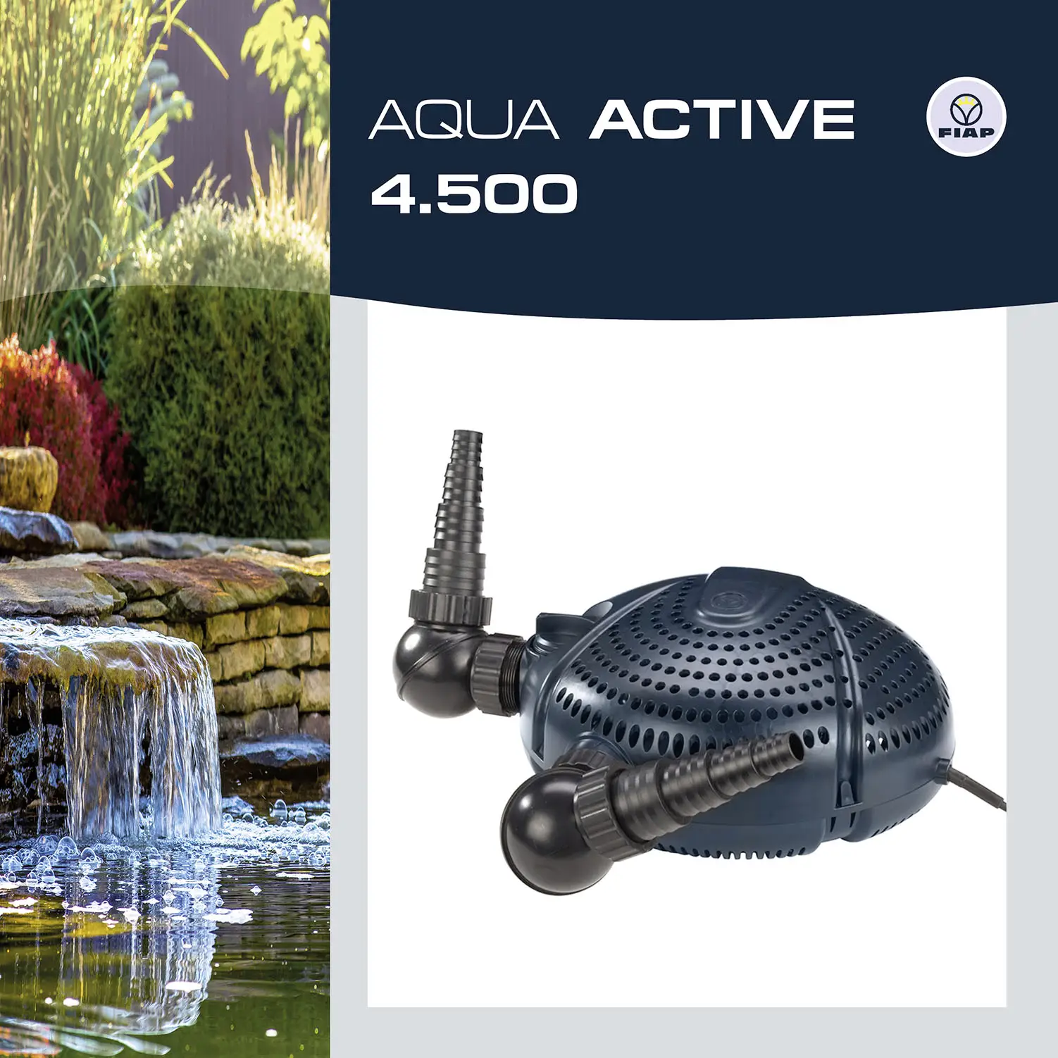 Насос для ставка FIAP Aqua Active 4.500 2700, 35 Вт, 4500 л/год