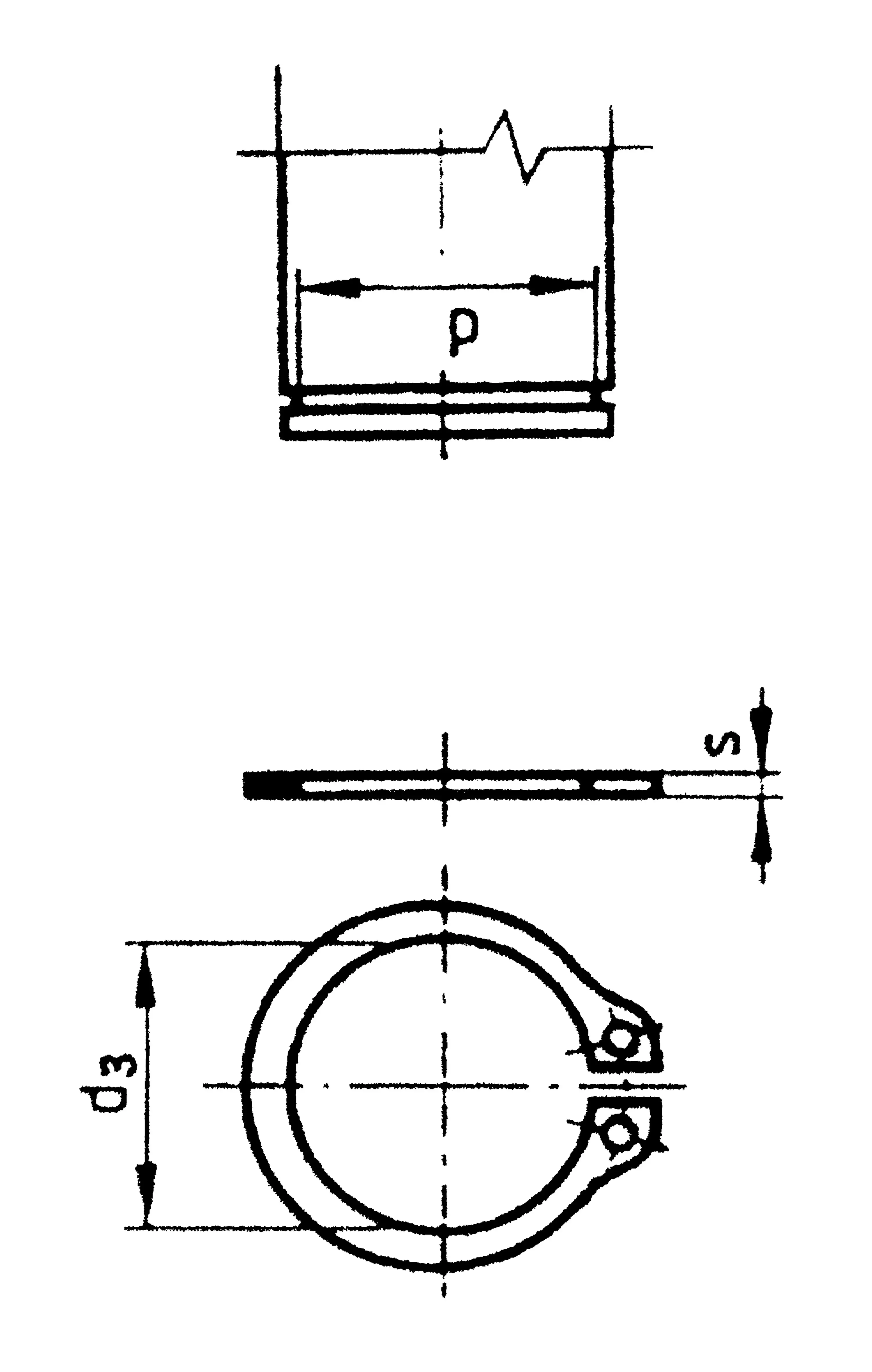 Toolcraft 194748 Кольцо стопорное, O = 8,4 x 9 мм, 1 мм, DIN 471, 100 шт.