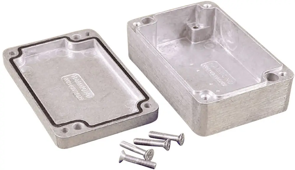 Универсальный корпус Hammond Electronics, алюминиевый, натуральный цвет, (Д x Ш x В) 50 x 45 x 30 мм, 1 шт.