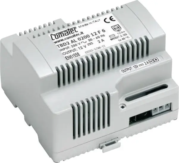 Блок живлення Comatec TBD2/AL.0200.12/F6 для DIN-рейки 12 В/DC 2 A 24 Вт Опис 1 шт.