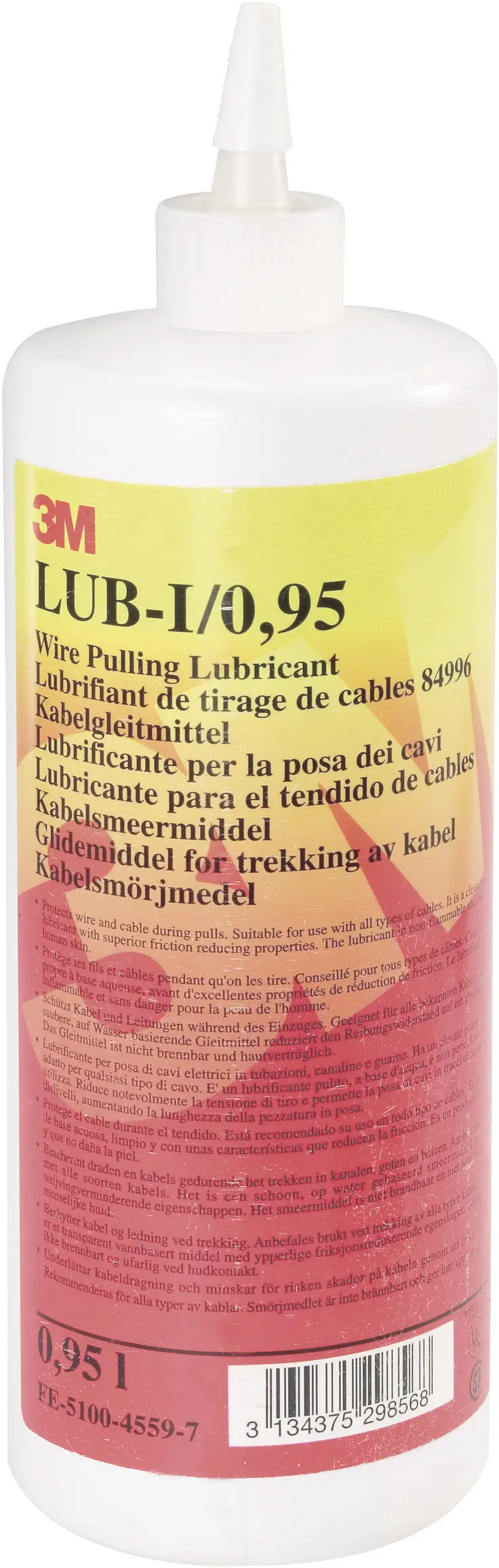 Мастило для кабелів 3M LUB-L0.95, 0.95 л