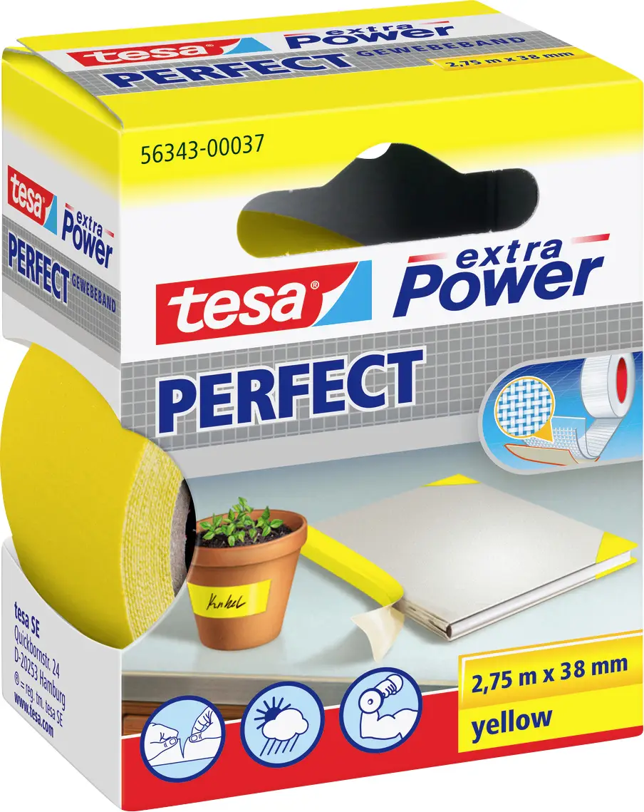 Тканинна стрічка tesa® extra Power 56343-00037-03, 1 шт.