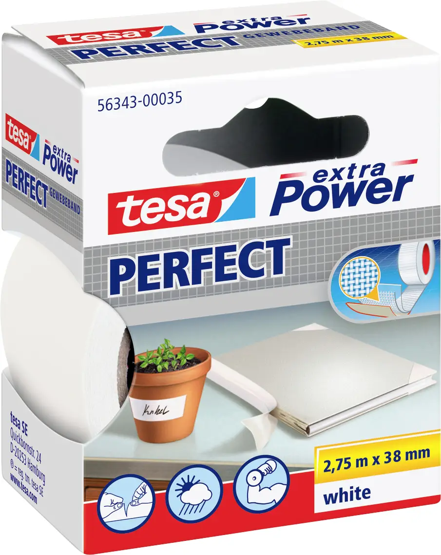 Тканинна стрічка tesa® extra Power 56343-00035-03, 1 шт.