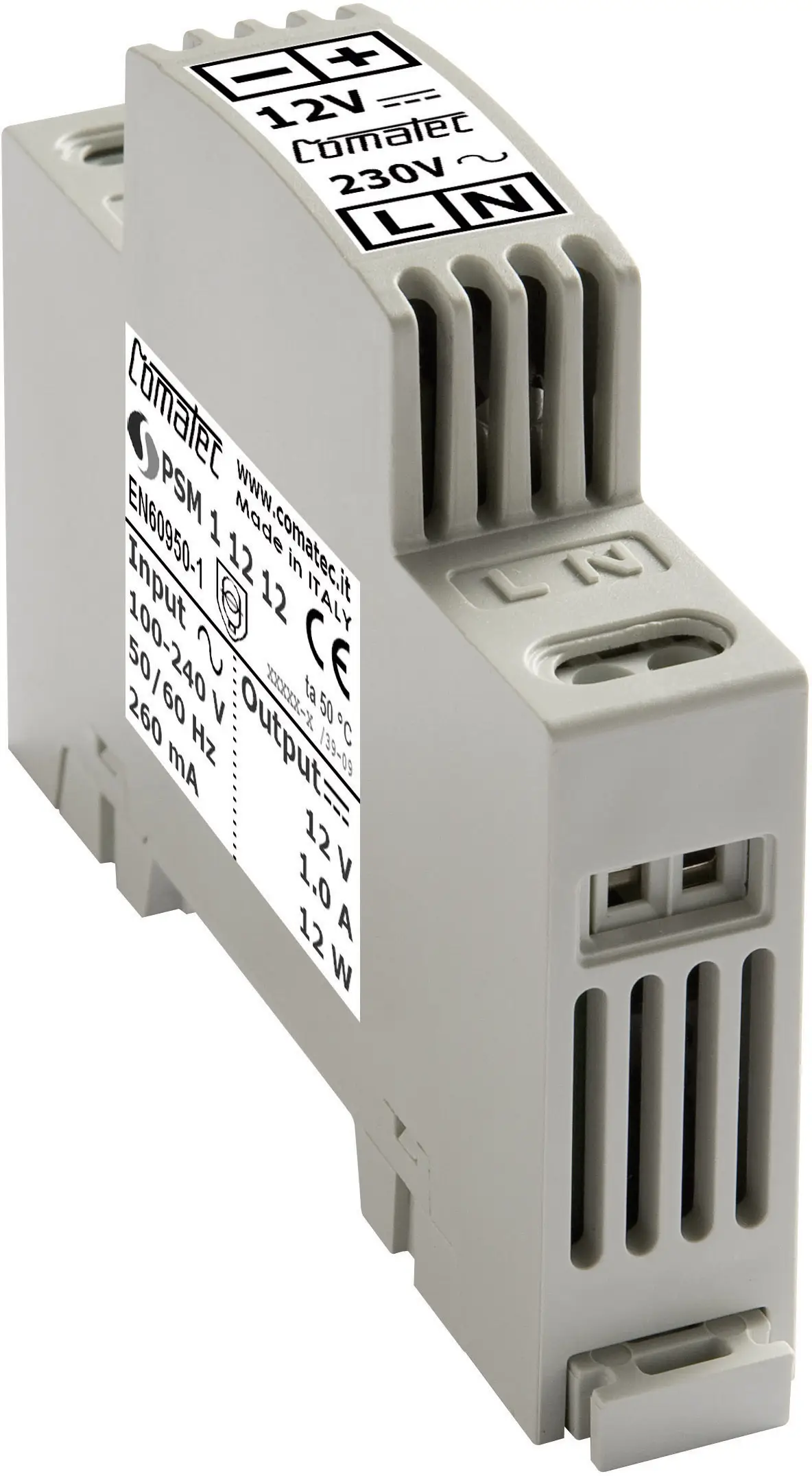 Блок живлення Comatec PSM1/12.12 для DIN-рейки 12 В/DC 1 A 12 Вт Опис 1 шт.