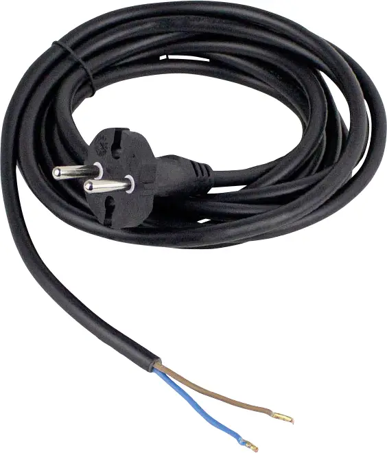 Кабель питания AS Schwabe 70522, H05VV- F 2 x 1 мм, 3 м