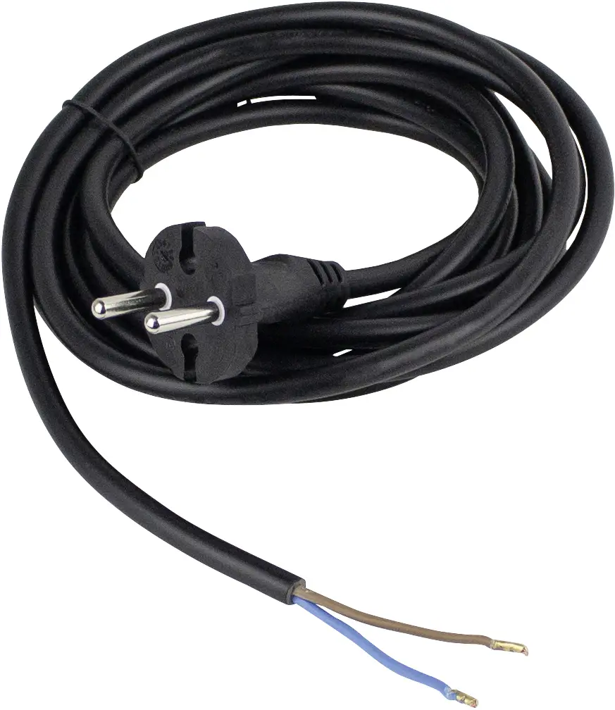 Кабель питания AS Schwabe 70522, H05VV- F 2 x 1 мм, 3 м