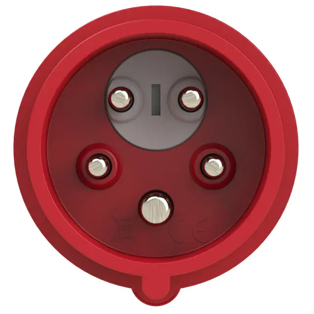 Адаптер PCE 9430721, 400 В, 16 А, IP44, 3 розетки CEE 16 А, 5-полюсный