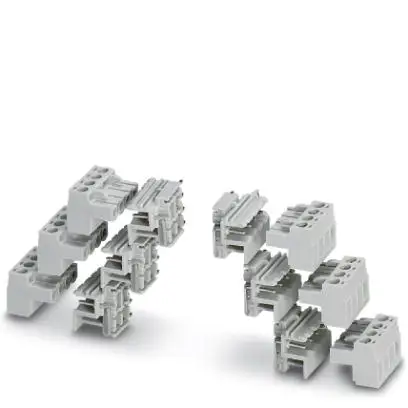 Корпус роз'єму Phoenix Contact 2713764 для друкованої плати, чоловічий, MSTBO 2.5/4-6 ST SET KMGY, провід-плата, контакти: 4, 10 A