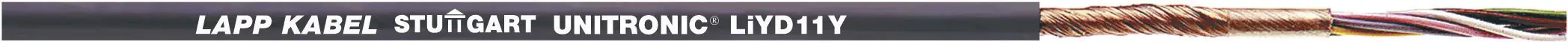 Кабель для передачи данных UNITRONIC® LiYD11Y, 6 x 0,25 мм², черный, LAPP 33306/1. Количество товаров в погонном метре.