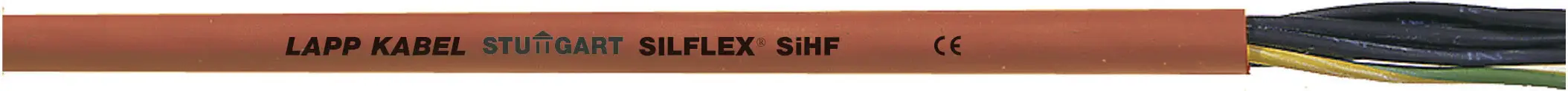 Високотемпературний кабель LAPP ÖLFLEX® HEAT 180 SIHF 460153/1, 4 G 1,5 мм², Кількість виробів на погонний метр, червоний, коричне