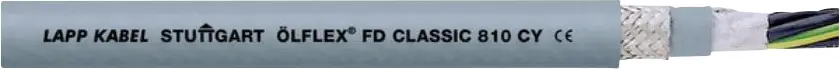 Кабель для кабельной направляющей LAPP ÖLFLEX® FD CLASSIC 810 CY 26222/1, 500 В, 5 G 9,50 мм, Продукция в погонных метрах