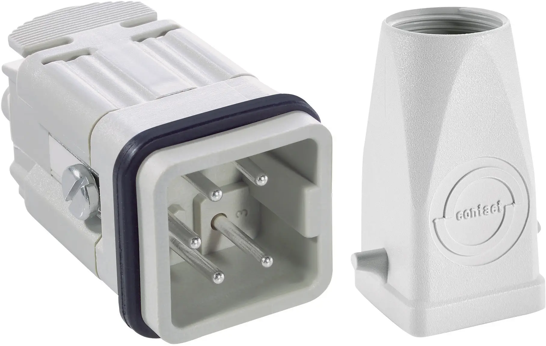 Комплект 4 чоловічих роз'ємів EPIC®KIT H-A 75009613 LAPP 4 + гвинт PE 1 комплект