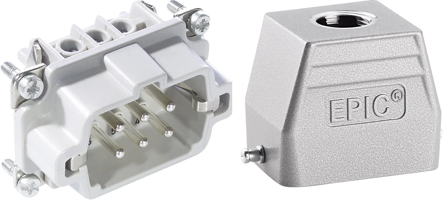 EPIC®KIT H-BE 6 75009635 Комплект соединителей LAPP 6 с наружной резьбой + винт PE 1 комплект