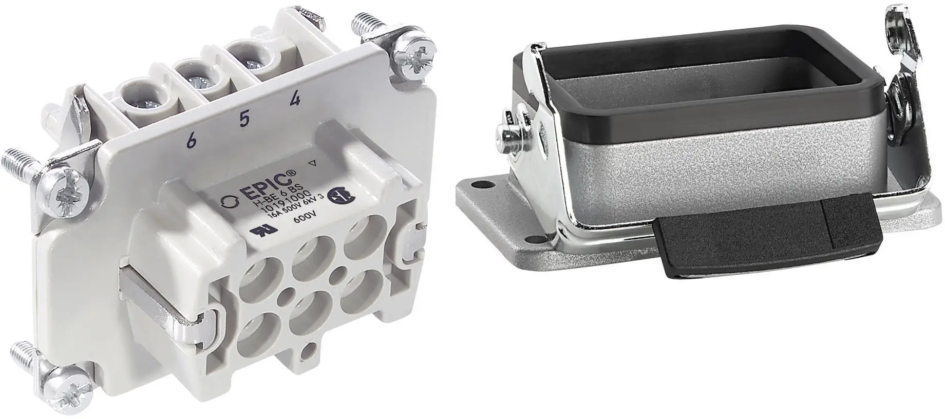 EPIC®KIT H-BE 6 75009637 Комплект соединителей LAPP 6 с наружной резьбой + винт PE 1 комплект