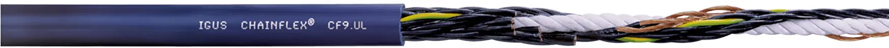 Кабель igus CF9.05.02 Chainflex CF 2 x 0,5 мм² синий Количество изделий на погонный метр