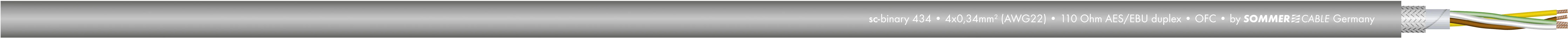 Цифровой кабель Sommer Cable 540-0051, 4 x 0,34 мм² + 4 x 0,34 мм², черный, количество единиц на погонный метр