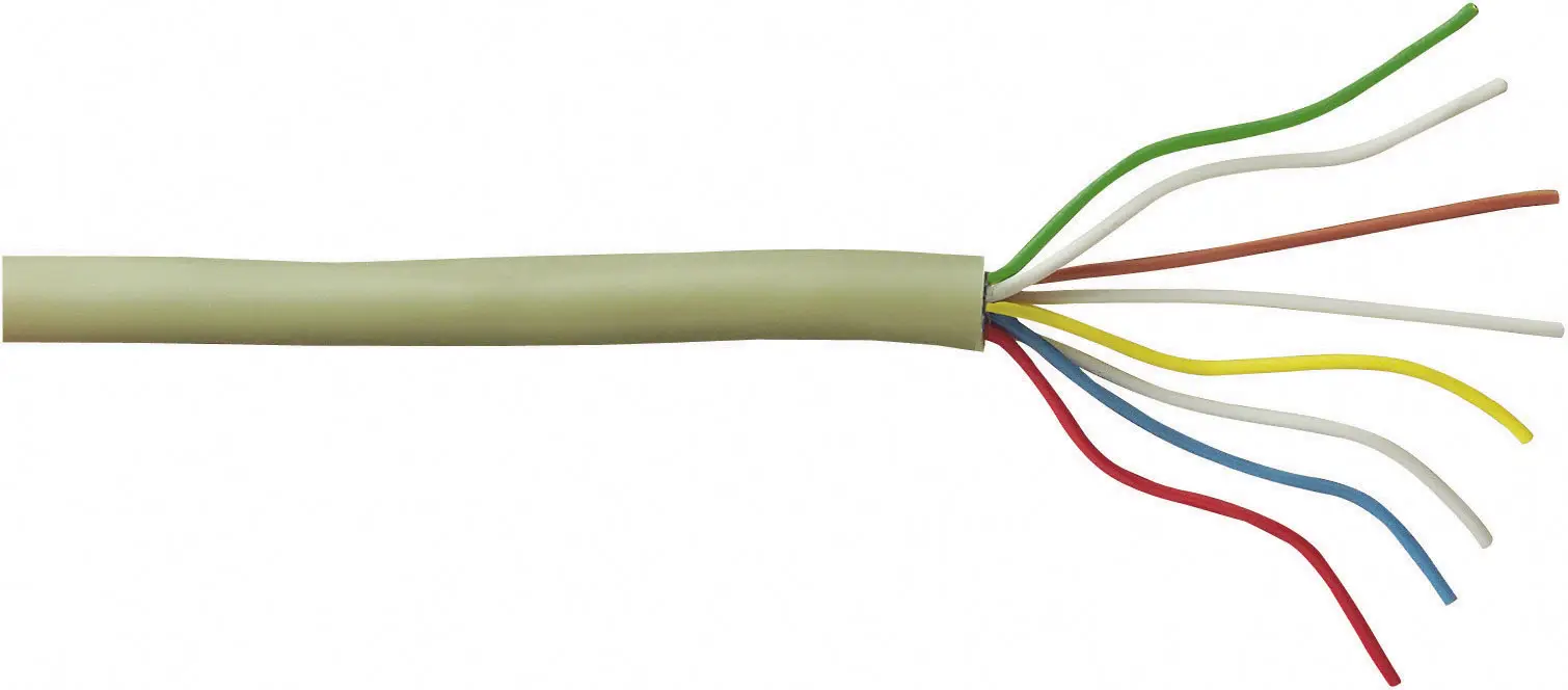 BKL Electronic 1507000/50 Телефонний кабель J-Y(ST)Y 2 x 2 x 0,6 мм сірий 50 м
