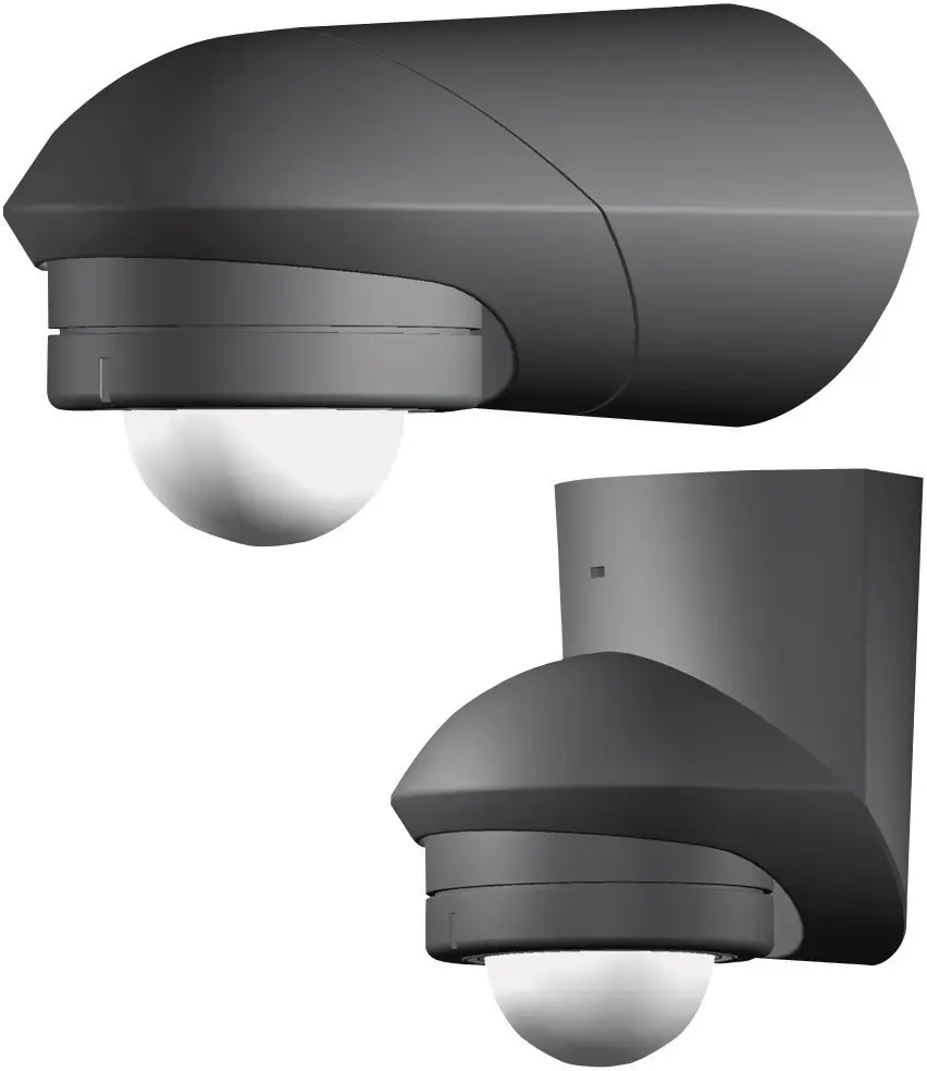 Grothe 94533 PIR датчик движения 120° IP55 Черный