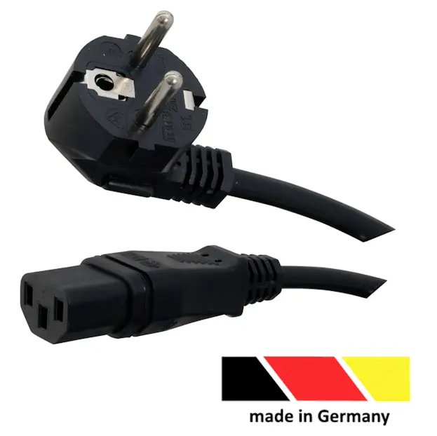 Кабель питания HAWA 1008232 H05VV- F 3G1, 0 250 В 2,5 м вилка IEC 10