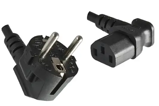 Кабель живлення HAWA 1008236, H05VV- F 3G0, 75, 250 В, 2 м, штекер IEC 10