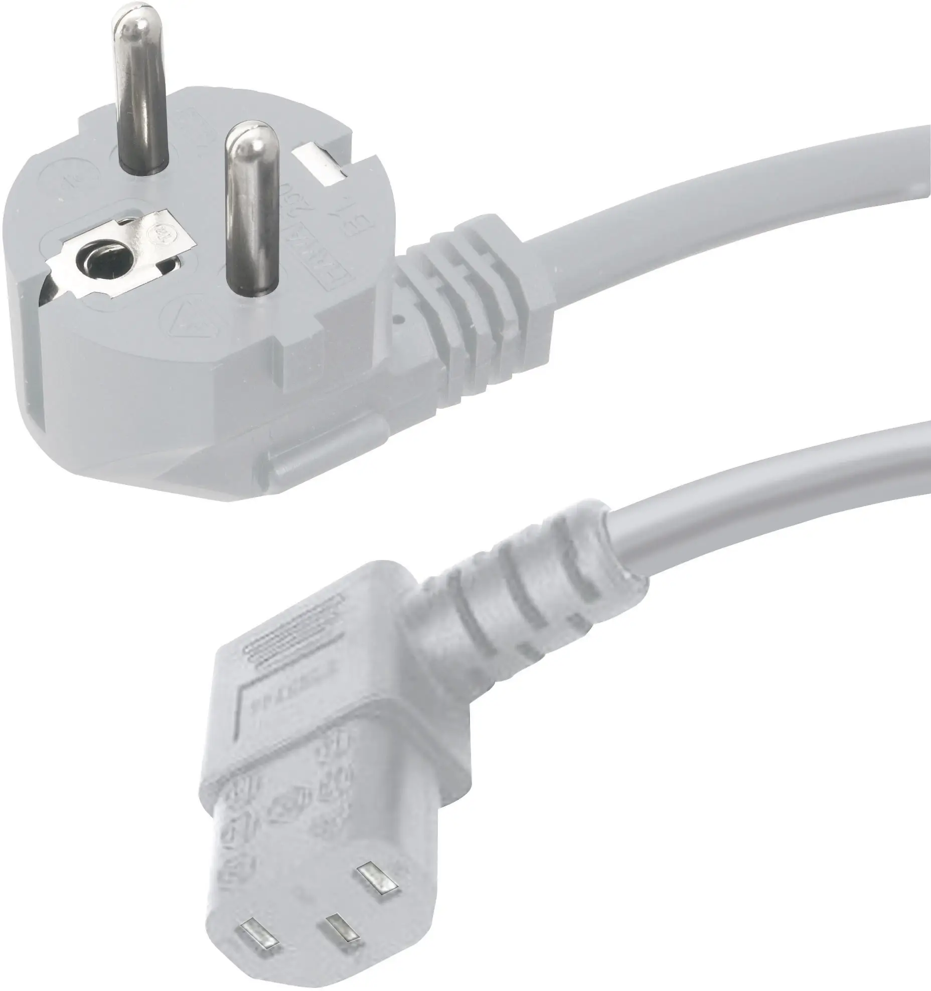 Кабель питания HAWA 1008237, H05VV- F 3G0, 75, 250 В, 2 м, вилка IEC 10