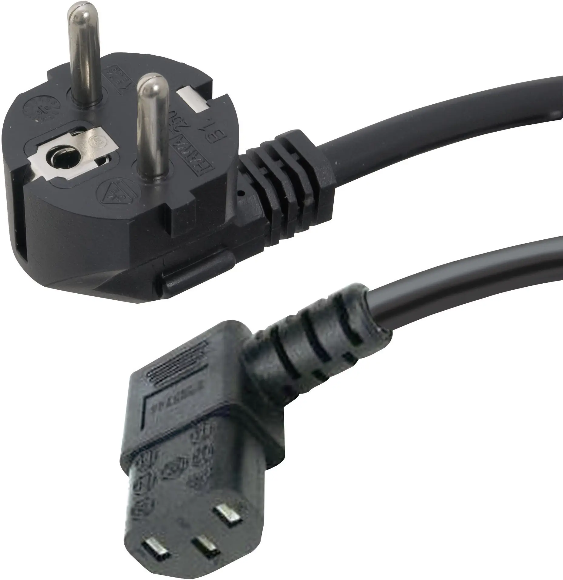 Кабель питания HAWA 1008238, H05VV- F 3G1, 0, 250 В, 2,5 м, вилка IEC 10