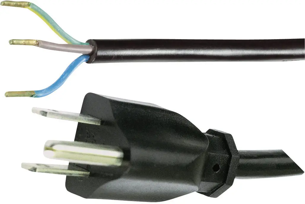 HAWA 1008246 Кабель питания, SJT 18AWG x 3, 125 В, 2 м, США