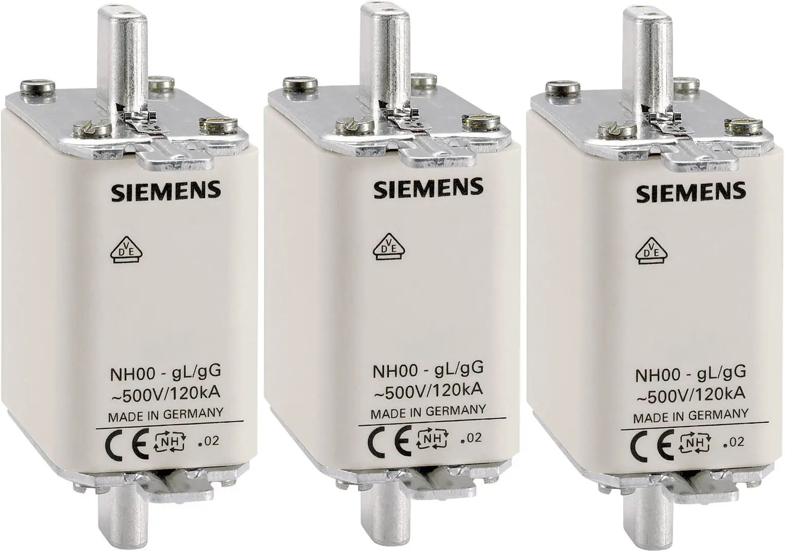 Предохранитель Siemens NH 500 В, размер 000, 40 А