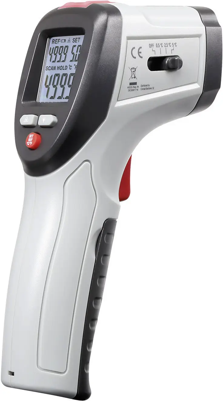 Пірометр VOLTCRAFT IRF 260-10S, оптика 10:1, -50 - +260 °C