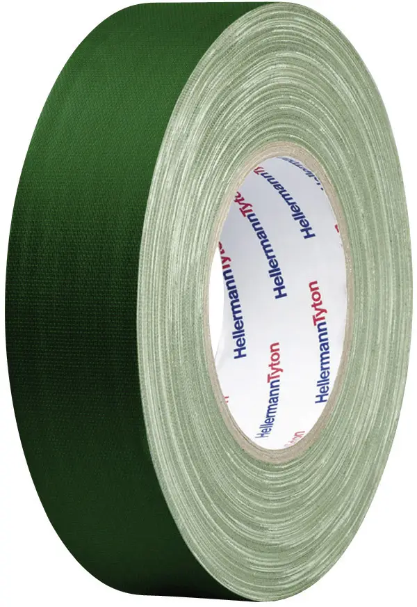 Лента HellermannTyton HelaTape Tex 712-00203 HTAPE-TEX-GN-19X10 (Д x Ш) 10 м x 19 мм 10 м 1 шт.