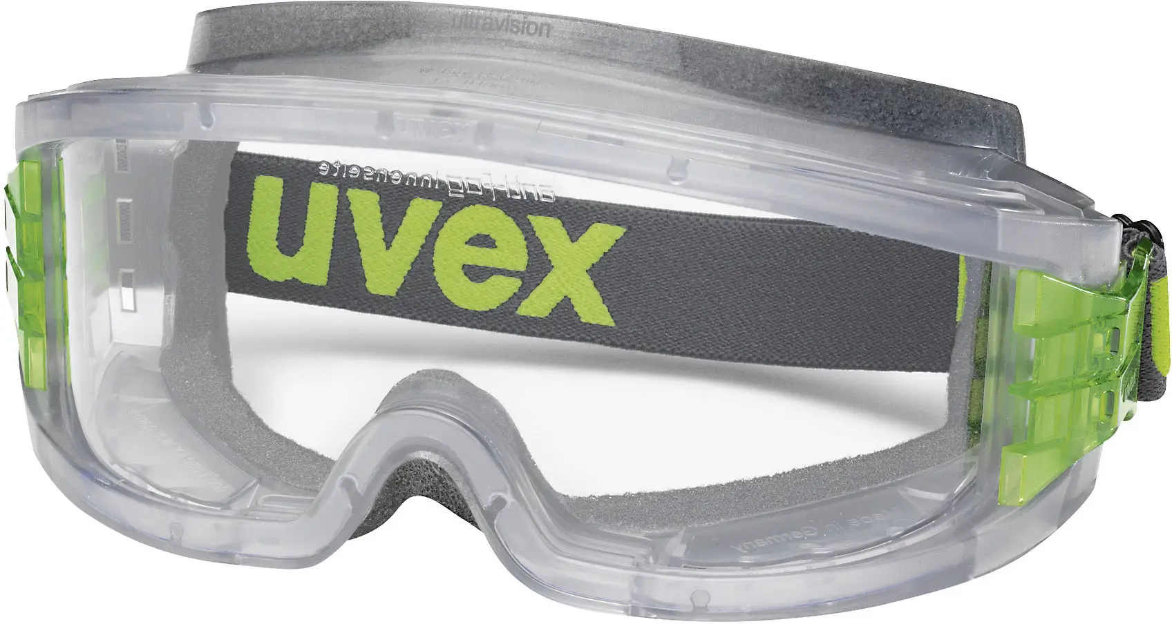 Захисні окуляри uvex ultravision 9301716 для повного обличчя чорні, зелені