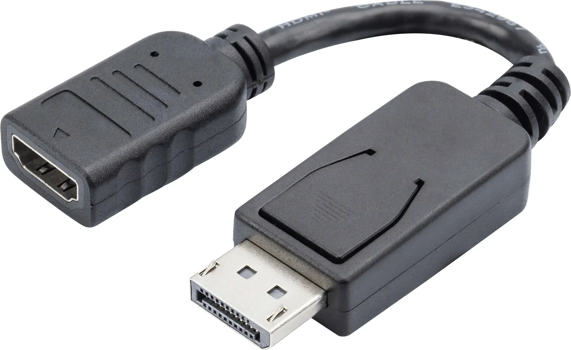 DisplayPort, HDMI адаптер Digitus AK-340400-001-S AK-340400-001-S, 15.00 см