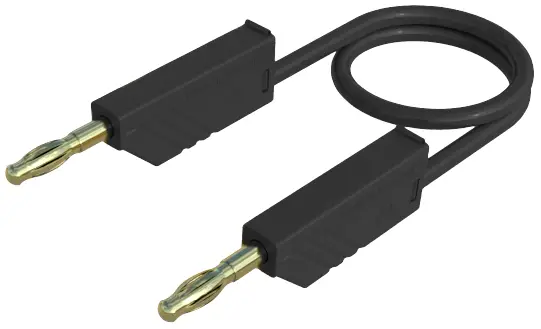 Измерительный кабель Hirschmann Test & Measurement MLN 25/2.5 SW, черный.