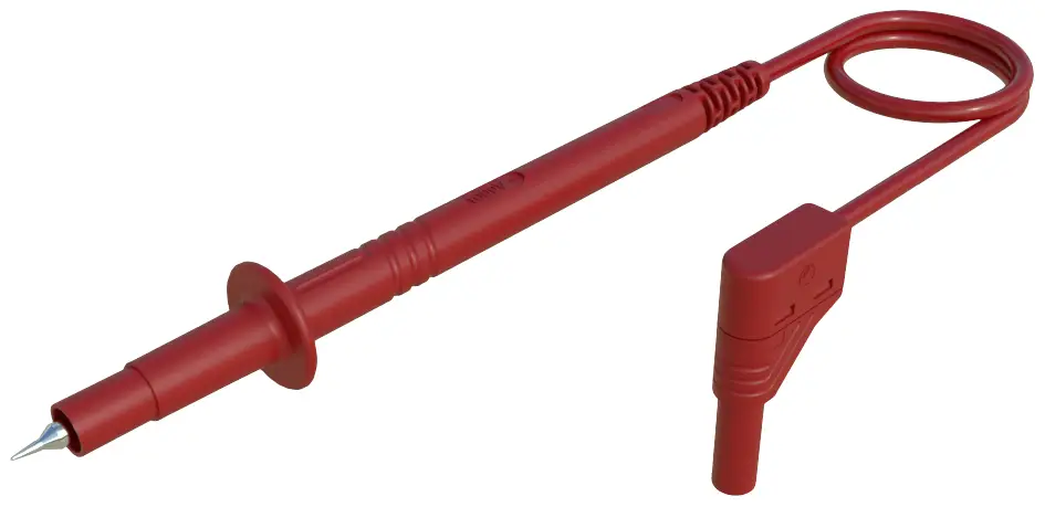 Измерительный кабель Hirschmann Test & Measurement PL 2600 S W rt, 1,00 м, красный.