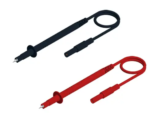 Вимірювальний кабель Hirschmann Test & Measurement PL 2600 S SET, 1,00 м, чорний, червоний